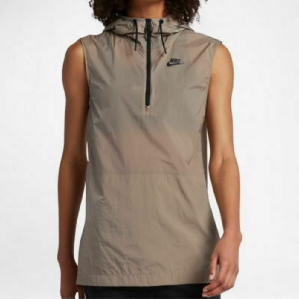 Nike tech hyper mesh windbreaker hooded vest
